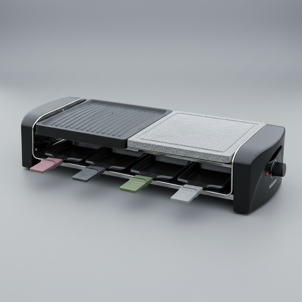 SEVERIN RG 9645 — Raclette & Grill parfait pour 8 personnes - AXYONIX