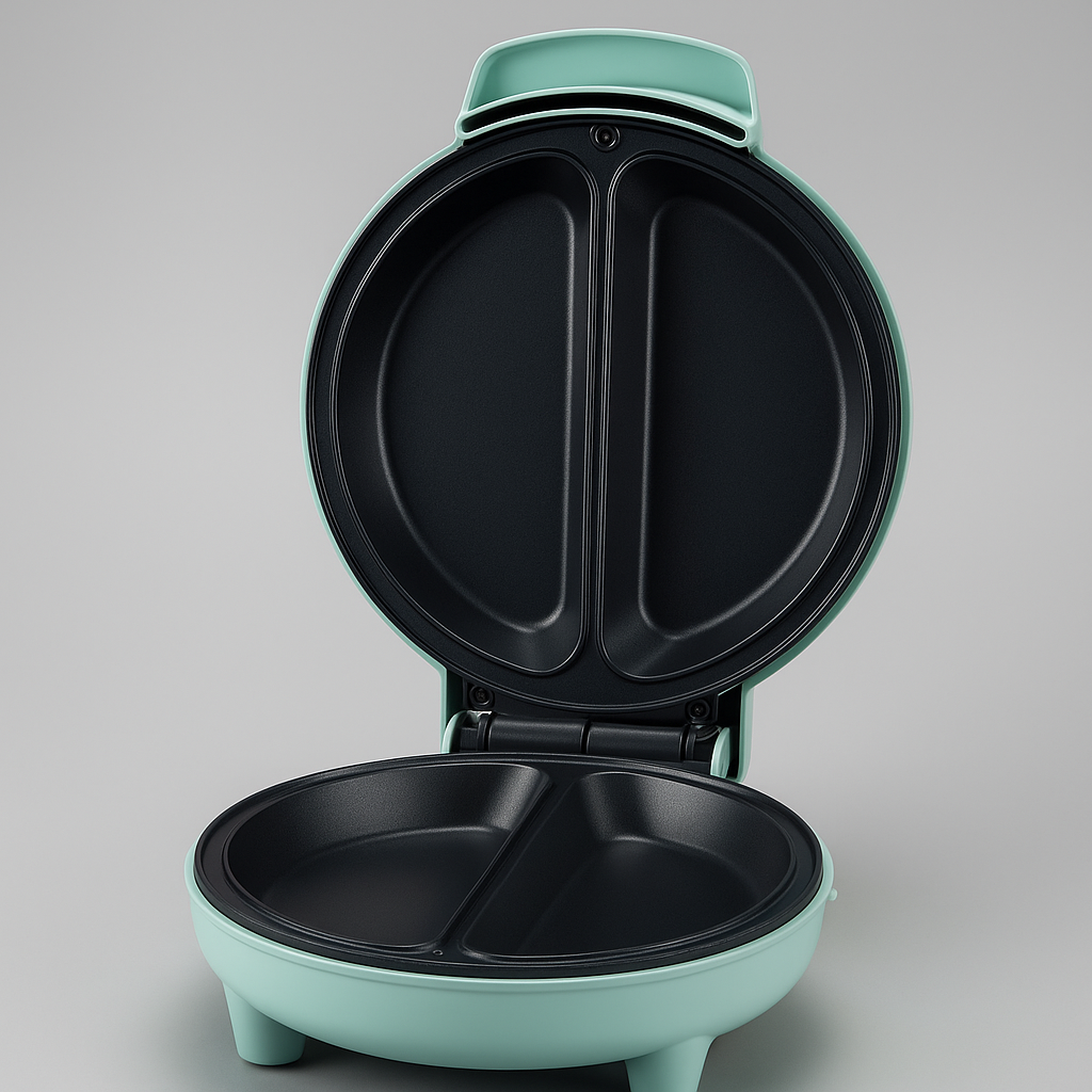 Appareil à Omelette VOLKSHIN – 700 W, Revêtement Antiadhésif, Poignées “Cool-Touch” - AXYONIX