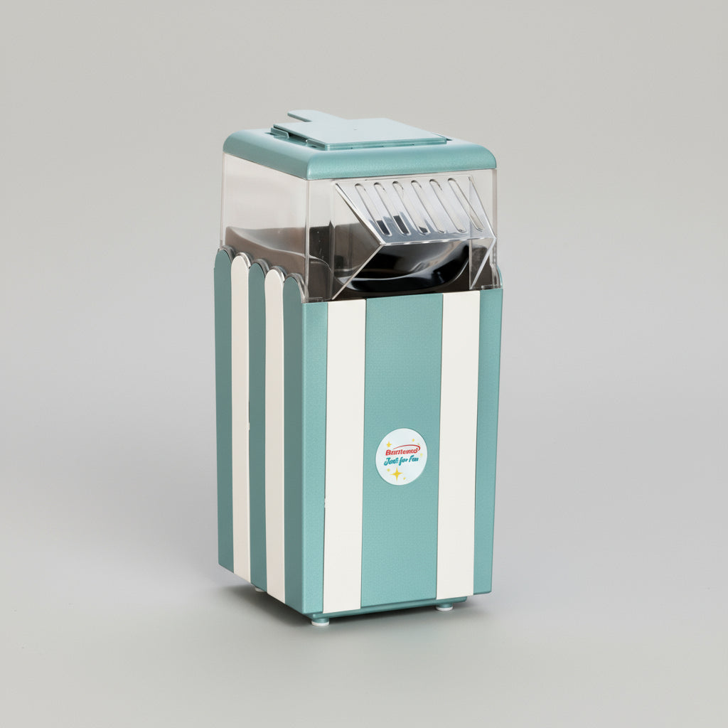 Machine à Pop-Corn Électrique Bleue – Rapide, Moderne - AXYONIX