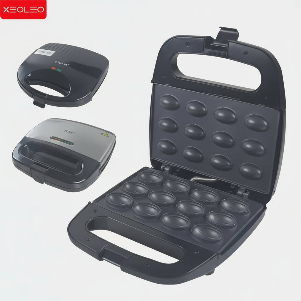Gaufrier à gâteaux aux noix XEOLEO 750 W - AXYONIX