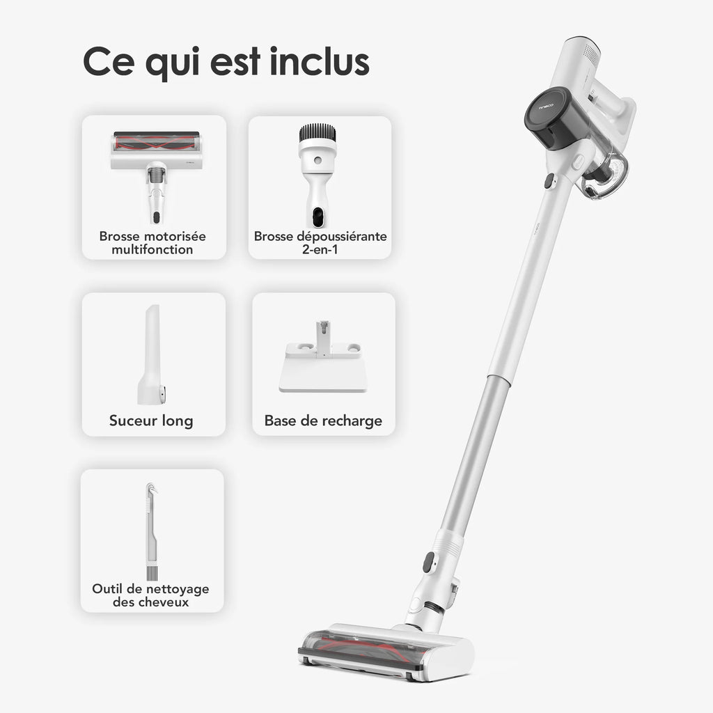 Aspirateur sans fil pure one air puissant (Tineco) - AXYONIX