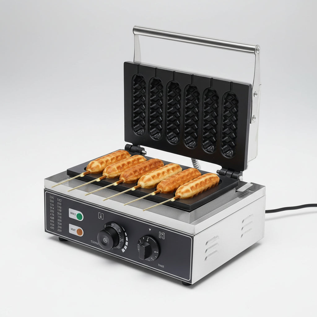 Machine à Hot-Dogs Professionnelle – 6 Moules | 1500 W - AXYONIX