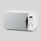 Four - Micro onde digital porte en verre 20L 800W White ( PYRAMIDEA )