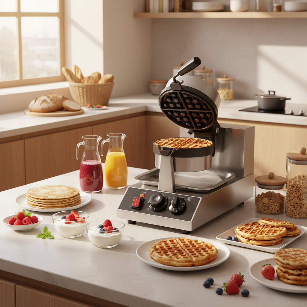 Gaufrier Électrique Professionnel VEVOR (SucceBuy) – 1000-1500 W - AXYONIX